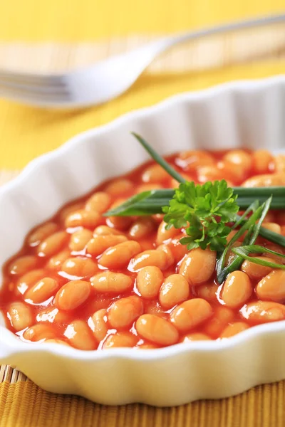 Baked beans — Stock Photo, Image