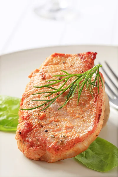 Marinated pork chop — Stock Photo, Image