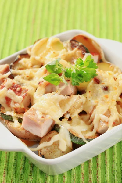 Pork and potato casserole — Stock Photo, Image