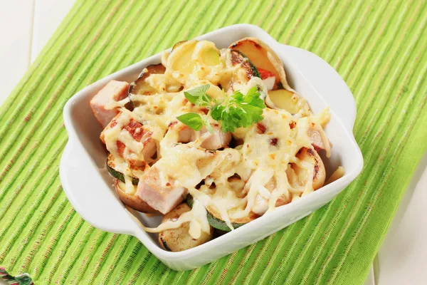 Pork and potato casserole — Stock Photo, Image