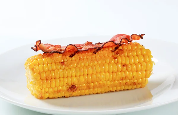 Corn and bacon — Stock Photo, Image