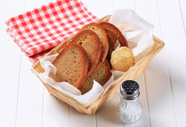 Pánvi osmažený chléb — Stock fotografie