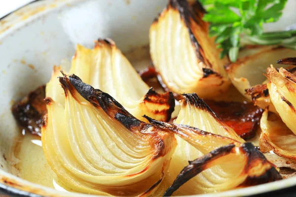 Pan roasted onion — Stock Photo, Image