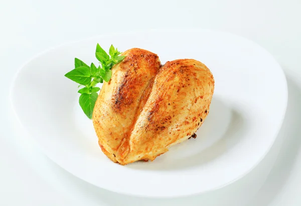 Garlic chicken breast — Stock Photo, Image