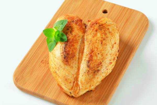 Peito de frango de alho — Fotografia de Stock