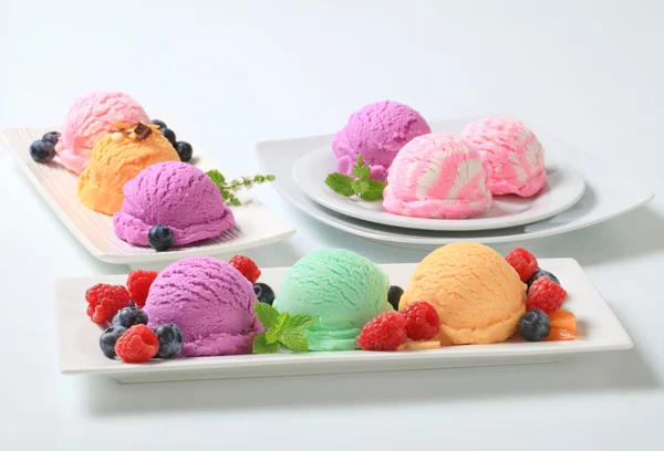 Assorted ice cream — Stock Photo, Image