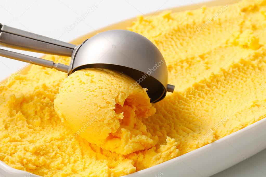 Yellow ice cream Stock Photo by ©ajafoto 25448671