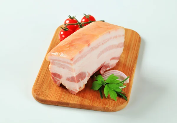 Slab of pork belly — Stock Photo, Image