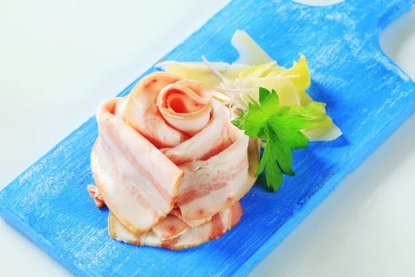 Sliced bacon — Stock Photo, Image