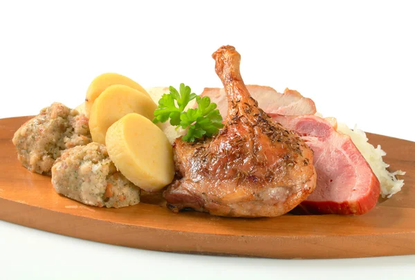Tradycyjne dania kuchni czeskiej — Zdjęcie stockowe