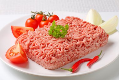 ham toprak domuz eti ve sebze