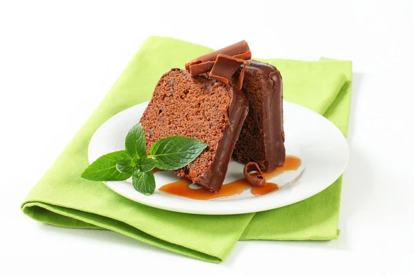 Torta allo zenzero al cioccolato — Foto Stock