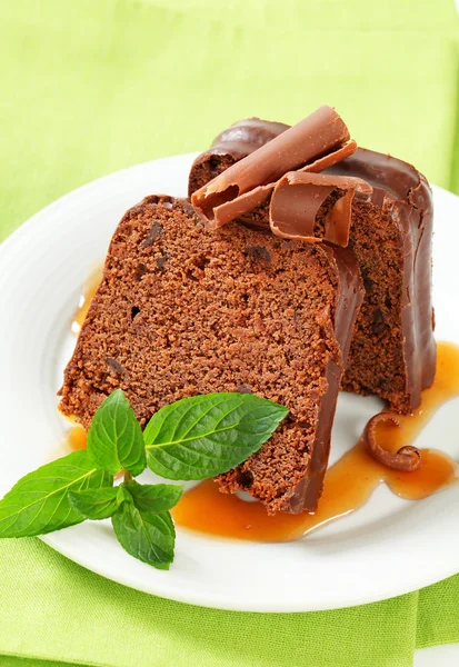Chocolate ginger cake — Stock Photo, Image