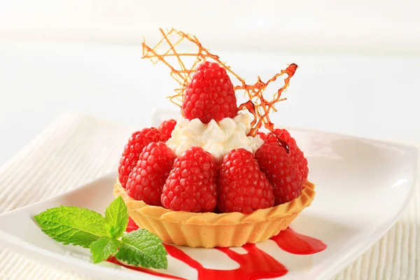 Raspberry tart — Stock Photo, Image