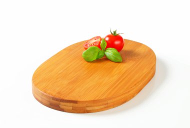 oval şekilli kesme tahtası