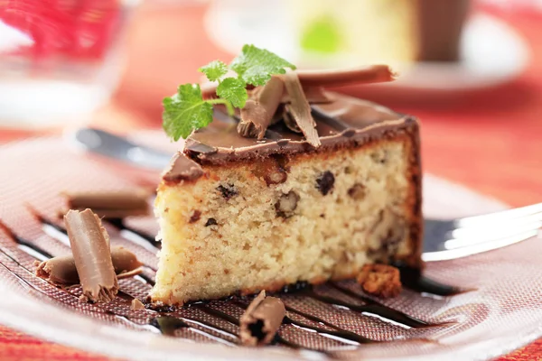 Ciasto czekoladowe przeszklone — Zdjęcie stockowe