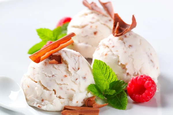 Stracciatella ice cream — Stock Photo, Image