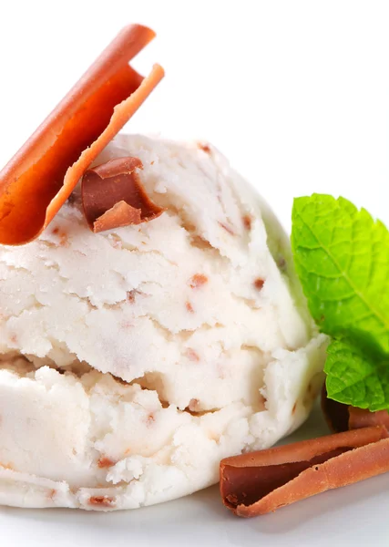 Stracciatella ice cream — Stock Photo, Image
