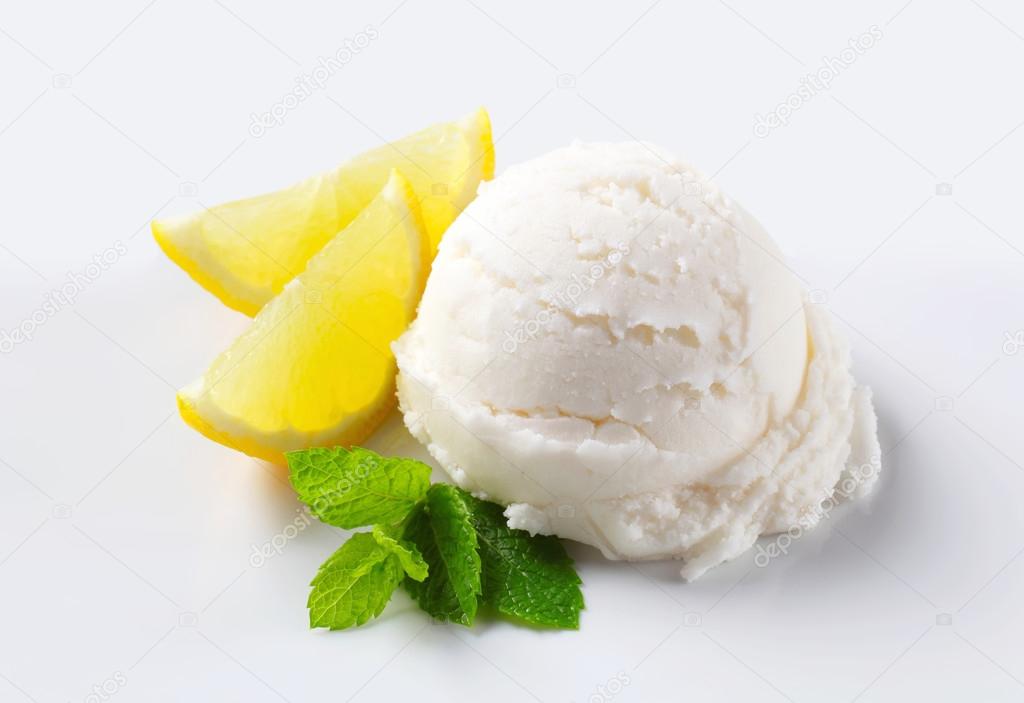 Lemon sorbet