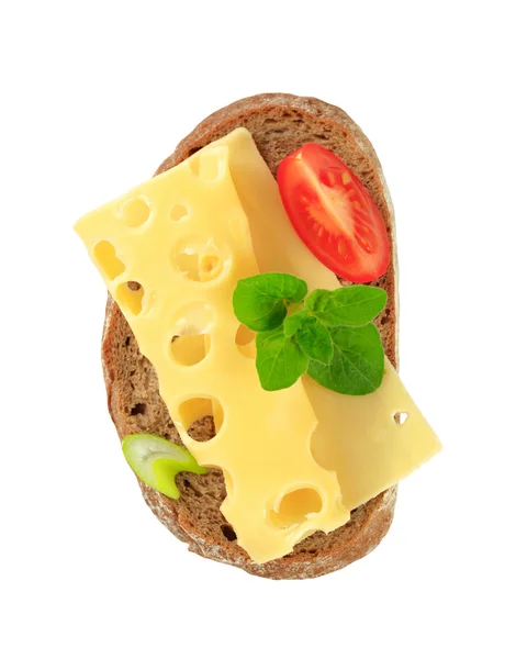 Bröd och ost — Stockfoto