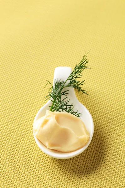 Creamy sauce or spread — Stock Photo, Image
