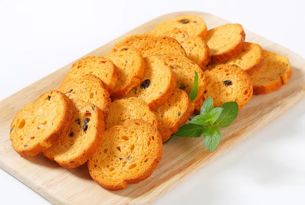 Mini toast mediterranei — Foto Stock