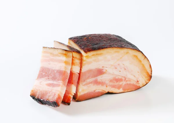 Geräucherter Speck — Stockfoto