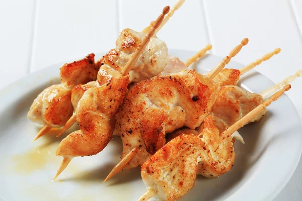 Chicken satay — Stock Photo, Image