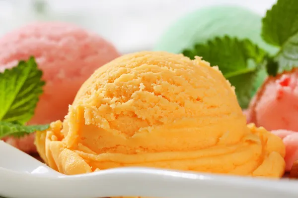 Jégkrém desszert — Stock Fotó