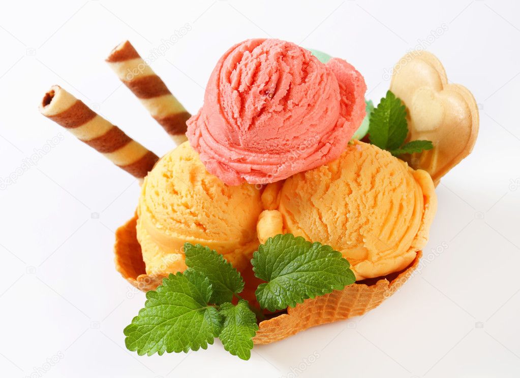 Ice cream dessert