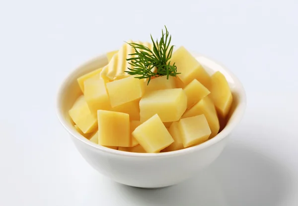 Diced potatoes — Stock Photo, Image