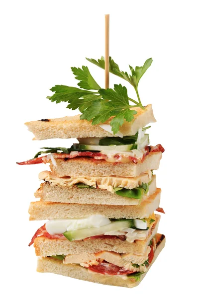 Клубні бутерброди — стокове фото