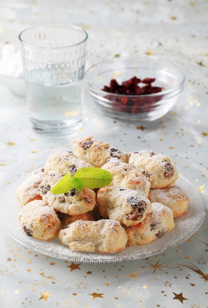 Mini vánoční stollen koláče — Stock fotografie