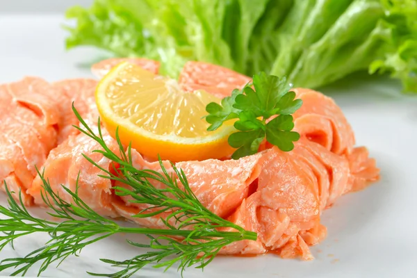 Cooked salmon — Stock Photo, Image