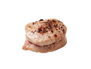 pan kavrulmuş domuz eti bonfile madalyon