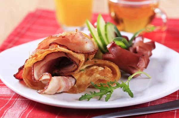 Cooked breakfast — Stock Photo, Image