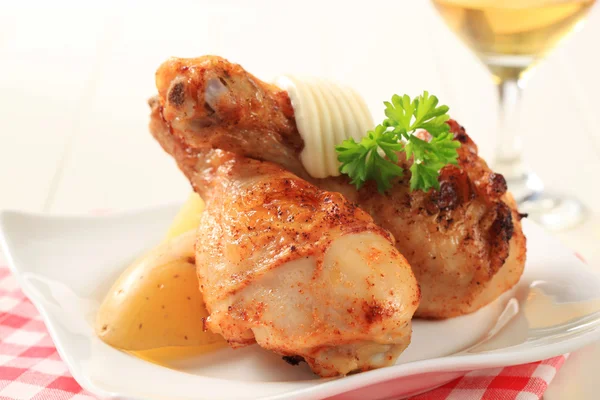 Bacchette di pollo piccanti — Foto Stock