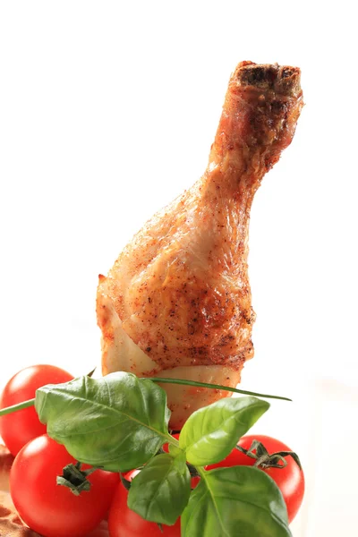 Spicy chicken drumstick — Stock Photo, Image