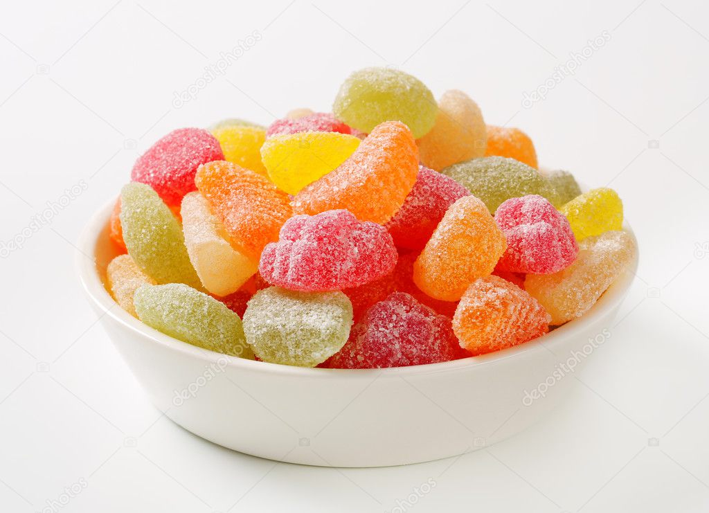 Gummy fruit candy