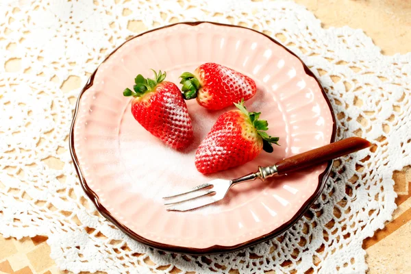 Frische Erdbeeren — Stockfoto