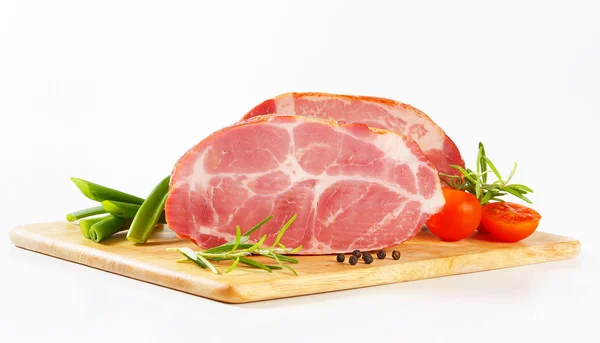 Geräucherter Schweinenacken — Stockfoto