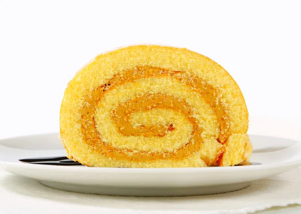 Peanut Swiss Roll — Stock Photo, Image