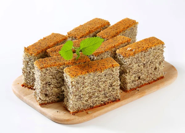 Poppy Seed Cake — Stock Photo, Image