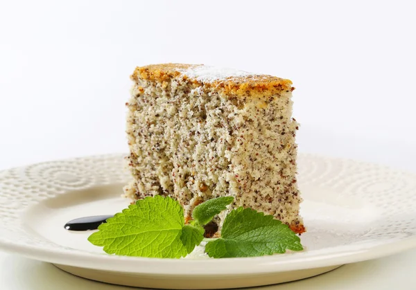 Bolo de sementes de papoula — Fotografia de Stock