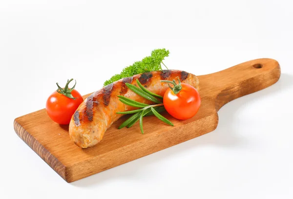 Grilled bratwurst — Stock Photo, Image