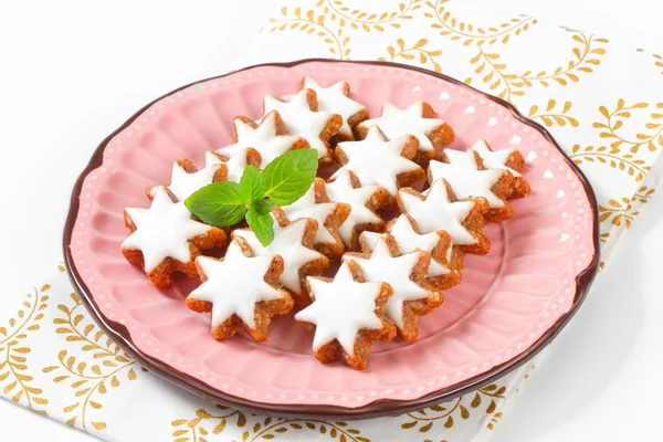 Cynamonowe ciasteczka gwiazda — Zdjęcie stockowe