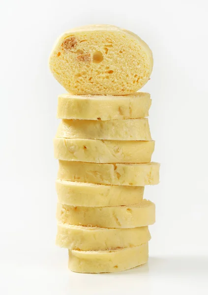 チェコ料理 - 上げられたパン団子 — ストック写真