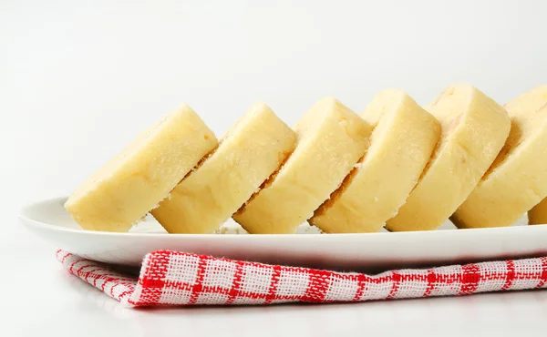 Czech cuisine - Raised bread dumplings Stock Image