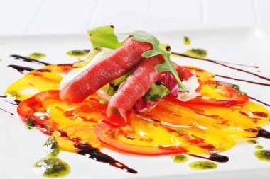 Carpaccio tabağı