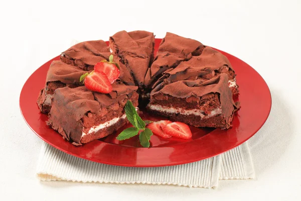 Torta al cioccolato — Foto Stock